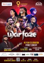 WARFAZE 40 Year Celebration Sydney Concert